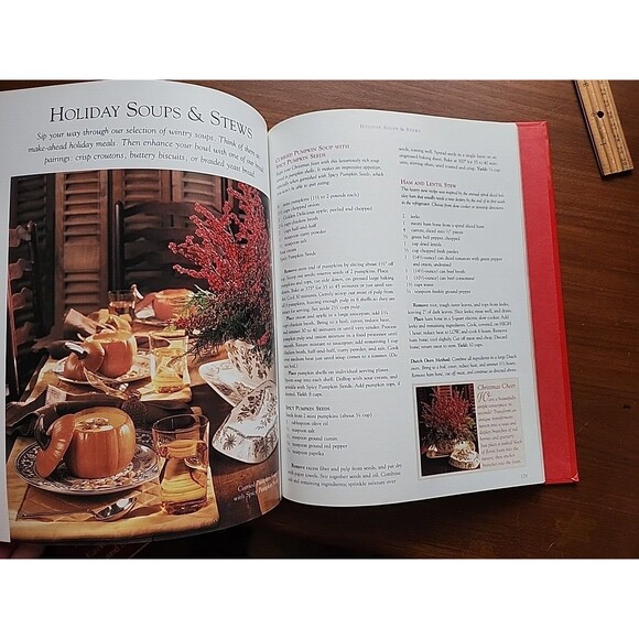 Christmas With Southern Living 2001 Holiday Recipes Cookbook & Entertaining HC - Picture 15 of 16